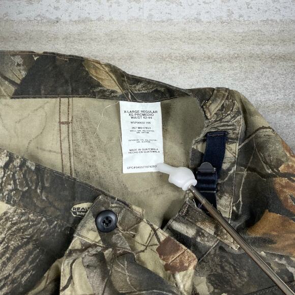 Vintage Realtree Hunting Camo Tactical Pants Baggy Wide Leg Cargos Woodland 90s - Picture 4 of 5